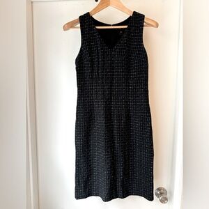 Ann Taylor |  Stretch Tweed Sleeveless Dress | Size: 2P